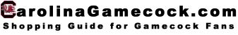 Visit CarolinaGamecock.com for University of South Carolina merchandise
